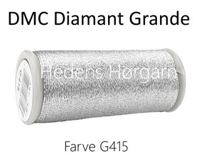 DMC Diamant Grande farve G415 sølv grå